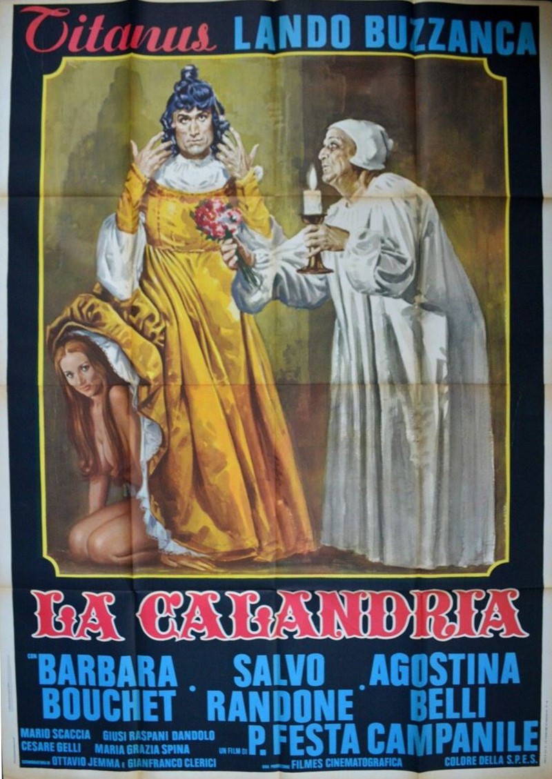 Maro (otello Mauro Innocenti) - La calandria, tempera su cartone