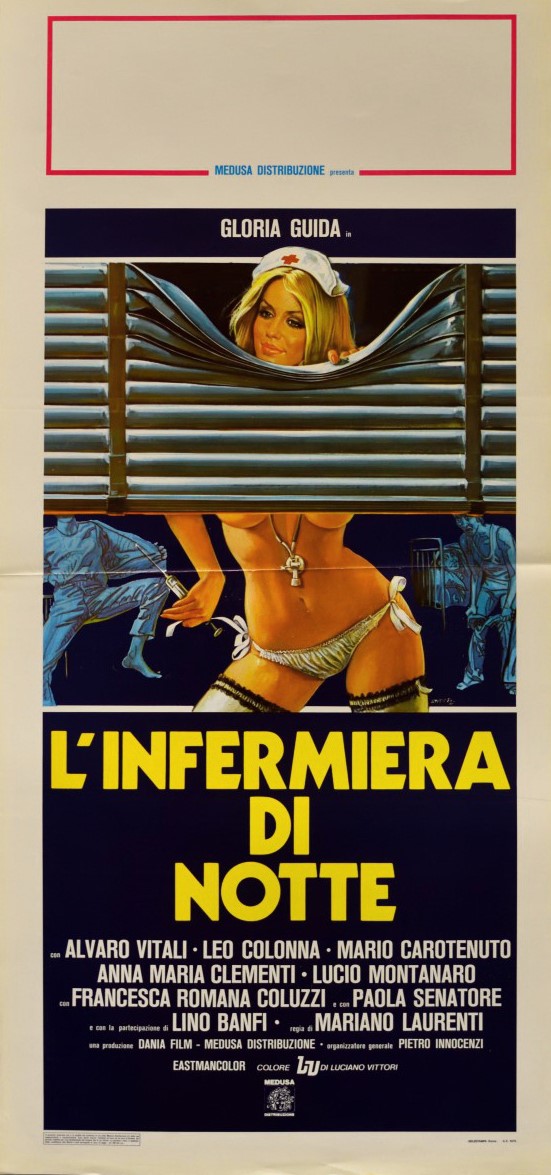 Studio E2 (ezio Tarantelli e Enzo Sciotti) - Bozzetto originale per 'L'infermiera di notte', temp...