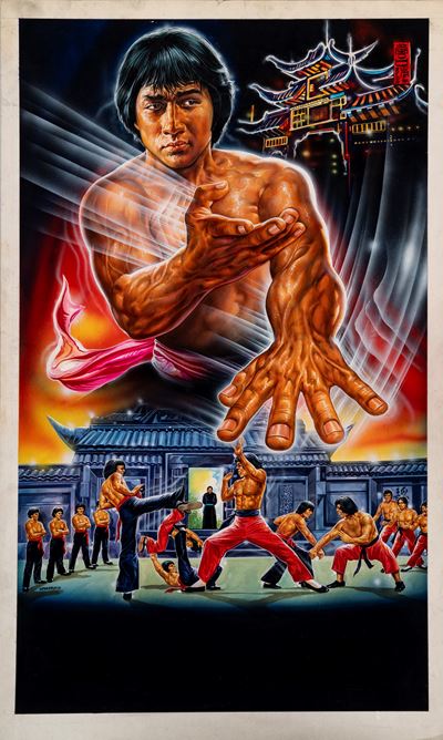 The Red Dragon, tempera su cartone