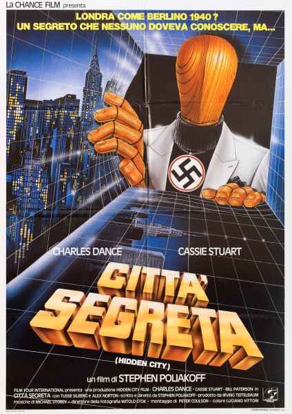Salvatore Spataro - Bozzetto per la locandina del film 'Città segreta'