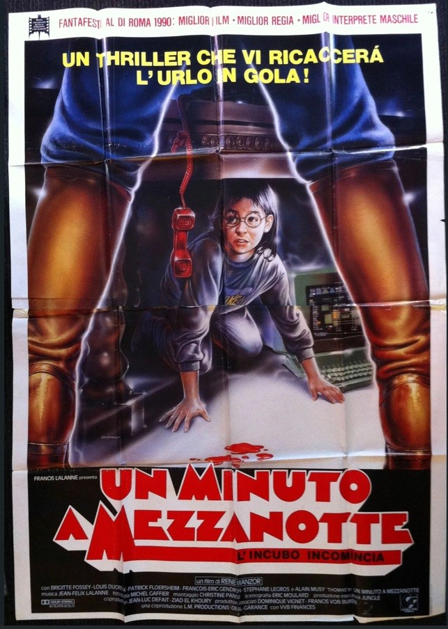 Salvatore Spataro - Bozzetto originale per la locandina del film 'Un minuto a mezzanotte', temper...