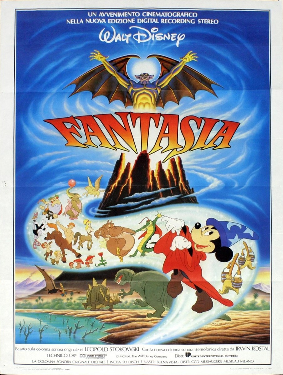 Bruno Napoli - Bozzetto originale per 'Fantasia', tempera su cartoncino