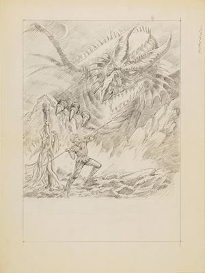 Il drago del lago di fuoco