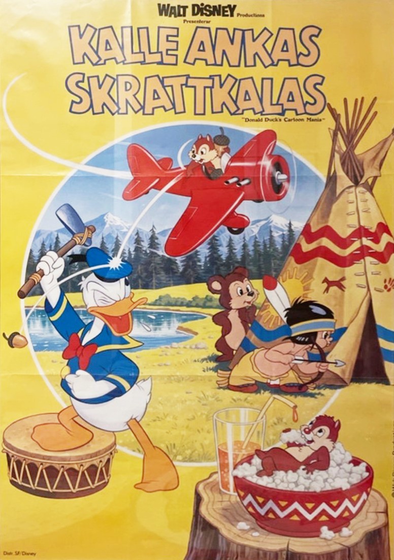 Bruno Napoli - Donald Duck's Cartoon Mania, tempera su cartoncino