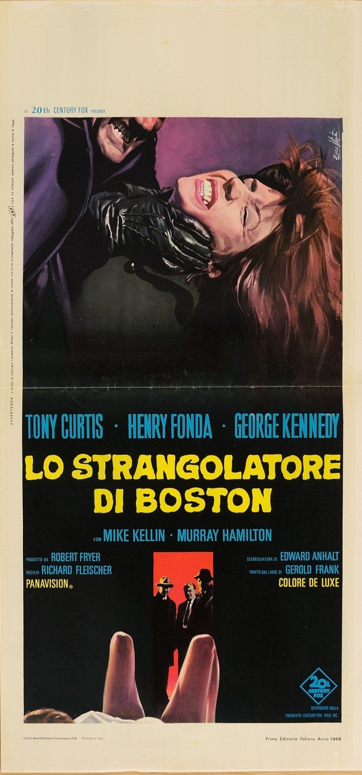 Enzo Nistri - Bozzetto per 'Lo strangolatore di Boston', tempera su cartone