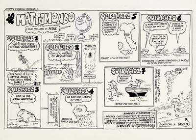 Il Mattamondo - matita e china su cartoncino