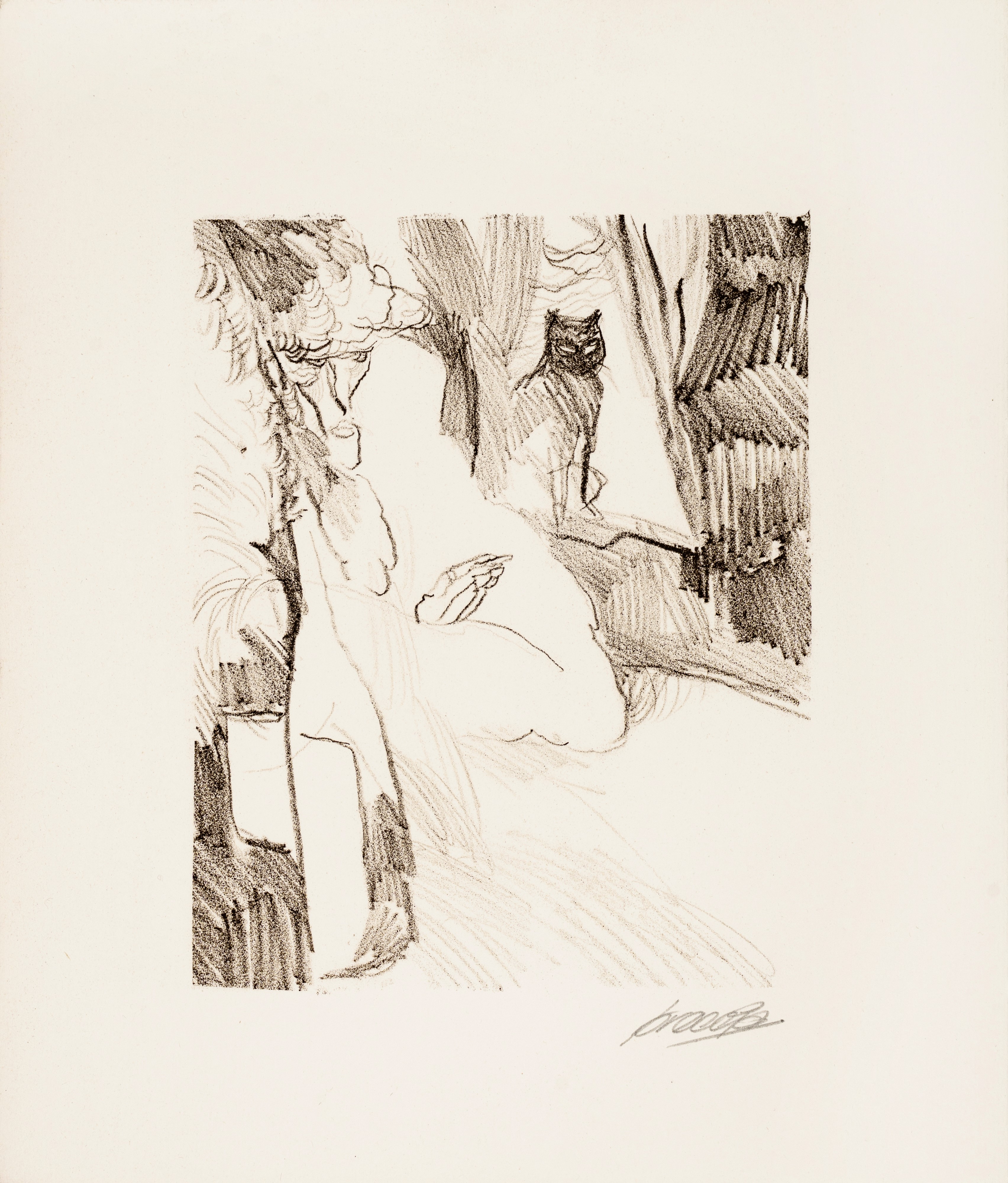 Alberto Breccia - Quattro incubi - Litografie su cartoncino, 1985