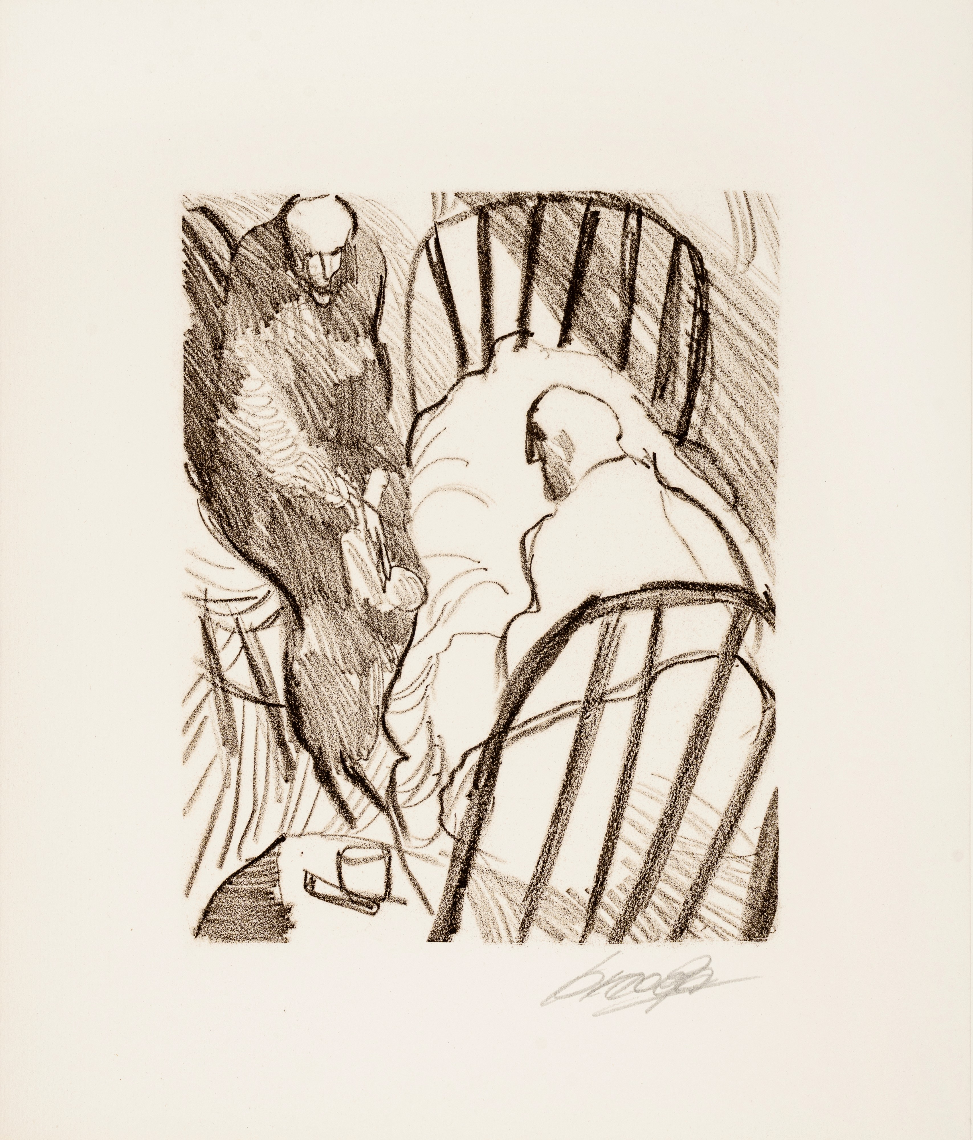 Alberto Breccia - Quattro incubi - Litografie su cartoncino, 1985