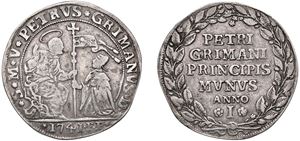 PIETRO GRIMANI, doge CXV (1741-1752) &ndash; Osella, anno I, 1741.