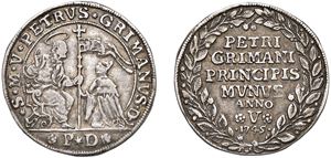 PIETRO GRIMANI, doge CXV (1741-1752) &ndash; Osella, anno V, 1745.