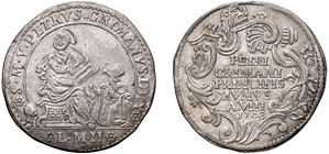 PIETRO GRIMANI, doge CXV (1741-1752) &ndash; Osella, anno VIII, 1748.