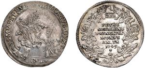 PIETRO GRIMANI, doge CXV (1741-1752) &ndash; Osella, anno IX, 1749.