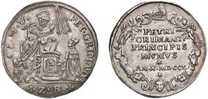 PIETRO GRIMANI, doge CXV (1741-1752) &ndash; Osella, anno X, 1750.