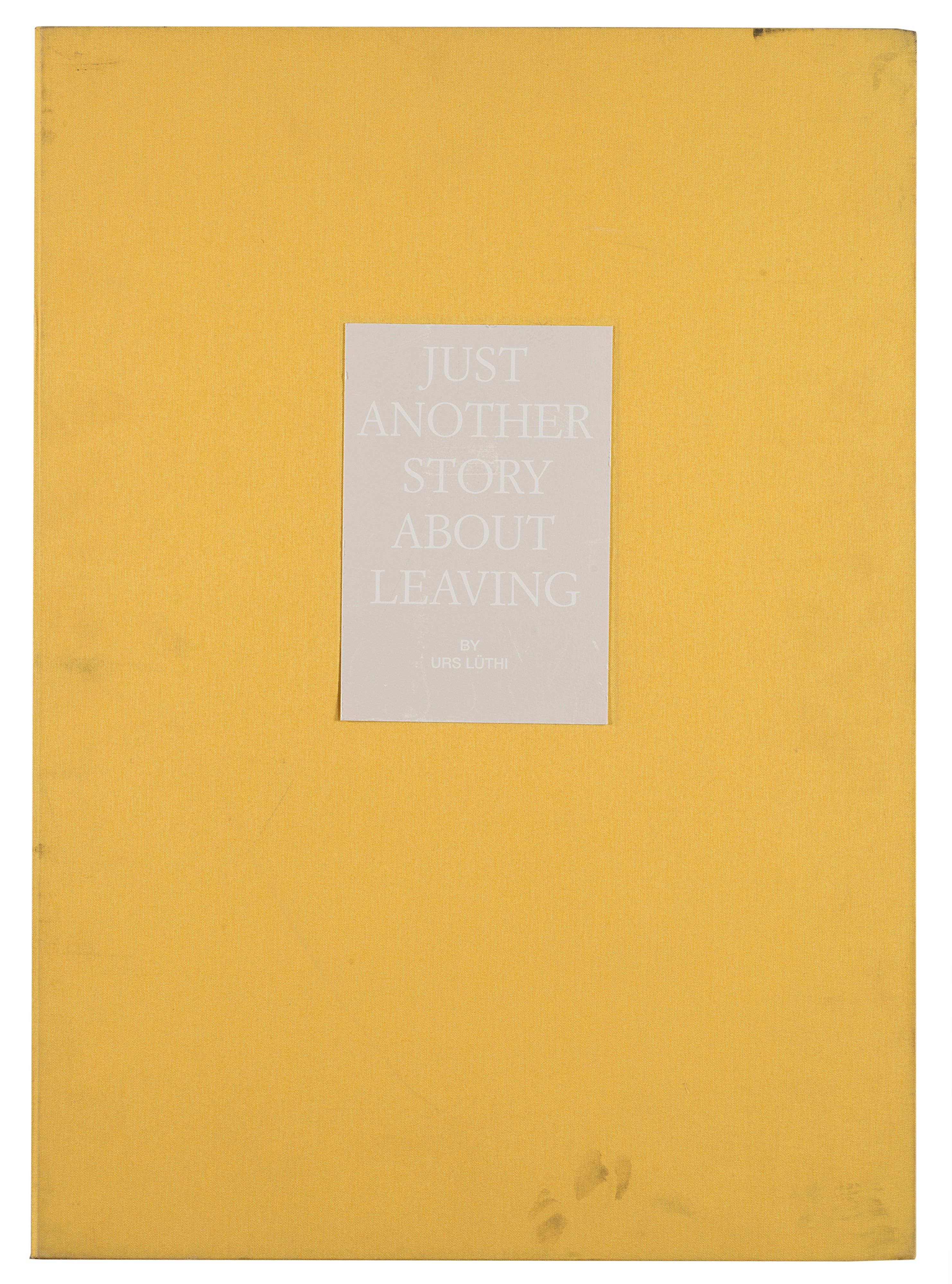 Urs Lüthi - Just Another Story about Leaving, portfolio di nove stampe ultrachrome del 2006