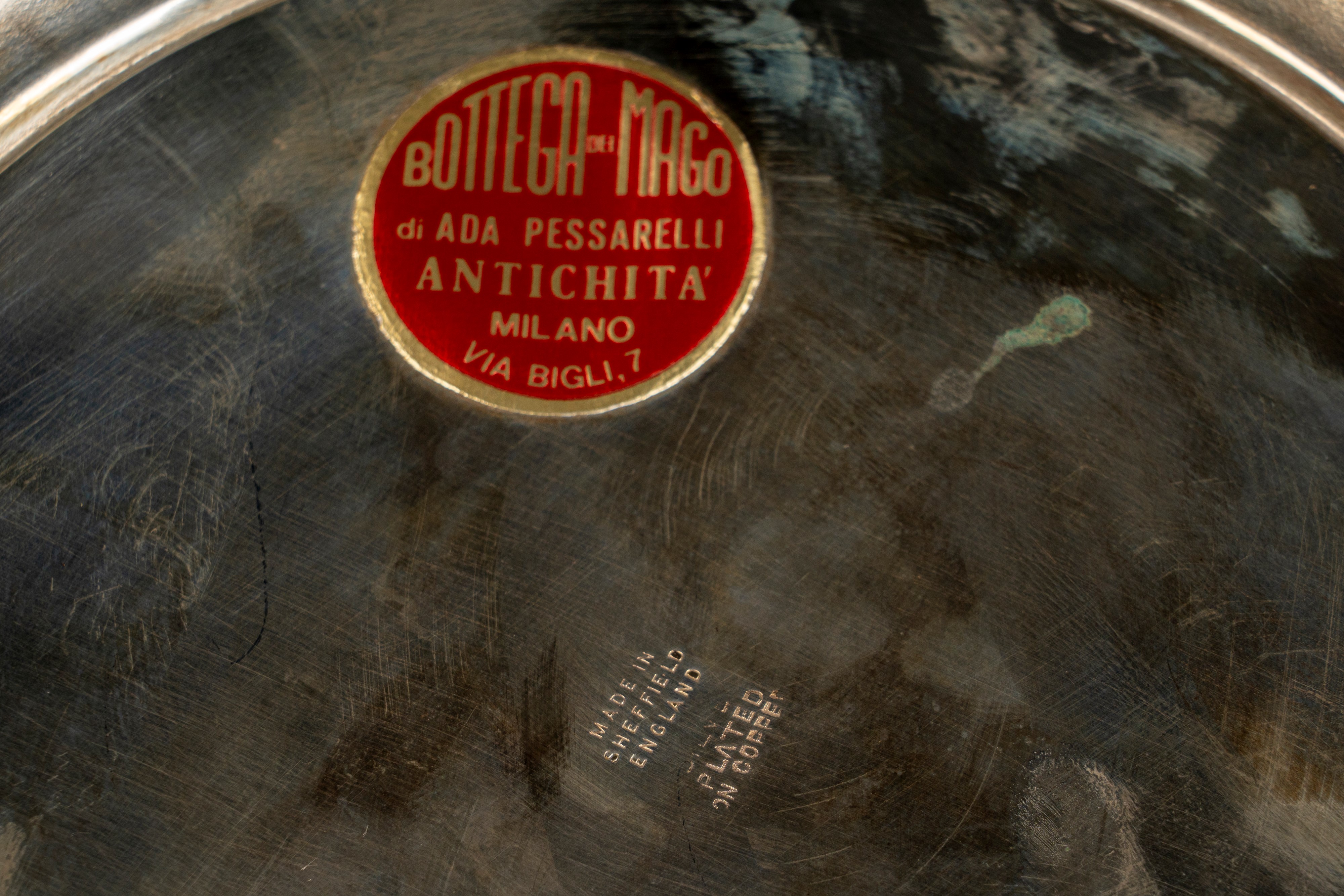 Manifattura Inglese Inizio Secolo XX - Servizio da punch, in metallo argentato