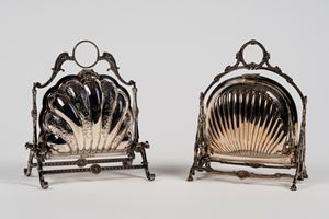 Due biscottiere vittoriane