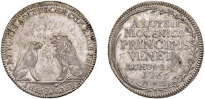 ALVISE IV MOCENIGO, doge CXVIII (1763-1778) &ndash; Osella, anno IV, 1766.
