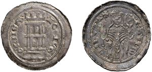 RAIMONDO DELLA TORRE (1273 - 1299) &ndash; Denaro con torre, s.d. (1274), Aquileia.