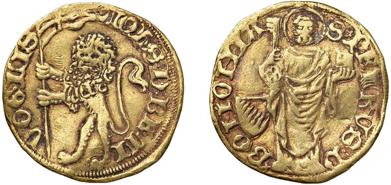 GIOVANNI I BENTIVOGLIO (1401 - 1402) – Bolognino d'oro, s.d., Bologna.