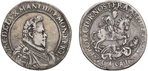 VINCENZO I GONZAGA (1587 - 1612) &ndash; Ducatone 1591, Casale.