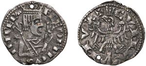 A nome di Federico II (XII - XIV sec.) &ndash; Mezzo grosso, s.d., Como.