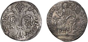 Quinto di Scudo da 1 Lira e 8 Soldi, detto anche Cotale, s.d., (1503-1533), Firenze.