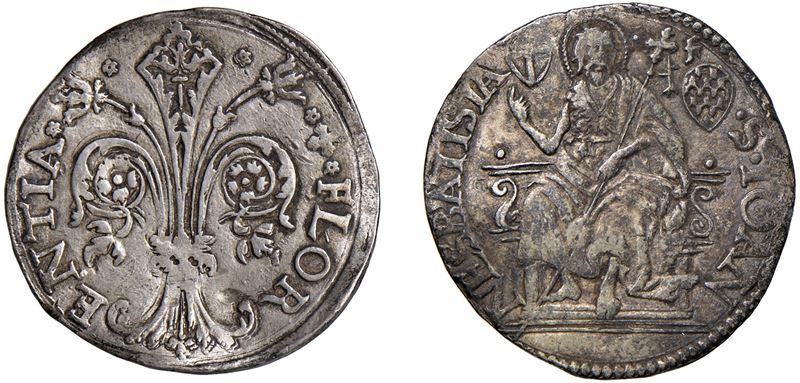 Quinto di Scudo da 1 Lira e 8 Soldi, detto anche Cotale, s.d., (1503-1533), Firenze.