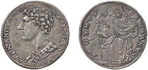 ALESSANDRO DE MEDICI, Signore della Repubblica Fiorentina (1532 - 1537) &ndash; Testone, s.d., Firenze.