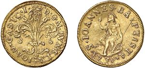 GIOVANNI GASTONE DE MEDICI (1723 - 1737) &ndash; Zecchino o fiorino d'oro 1731, Firenze.