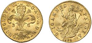 LEOPOLDO II D'ASBURGO LORENA (1824 - 1859) &ndash; Zecchino o fiorino d'oro 1832, Firenze.