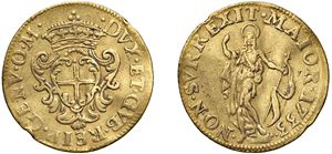 DOGI BIENNALI, Serie della III fase (1637-1797) -  Zecchino 1733, Genova.