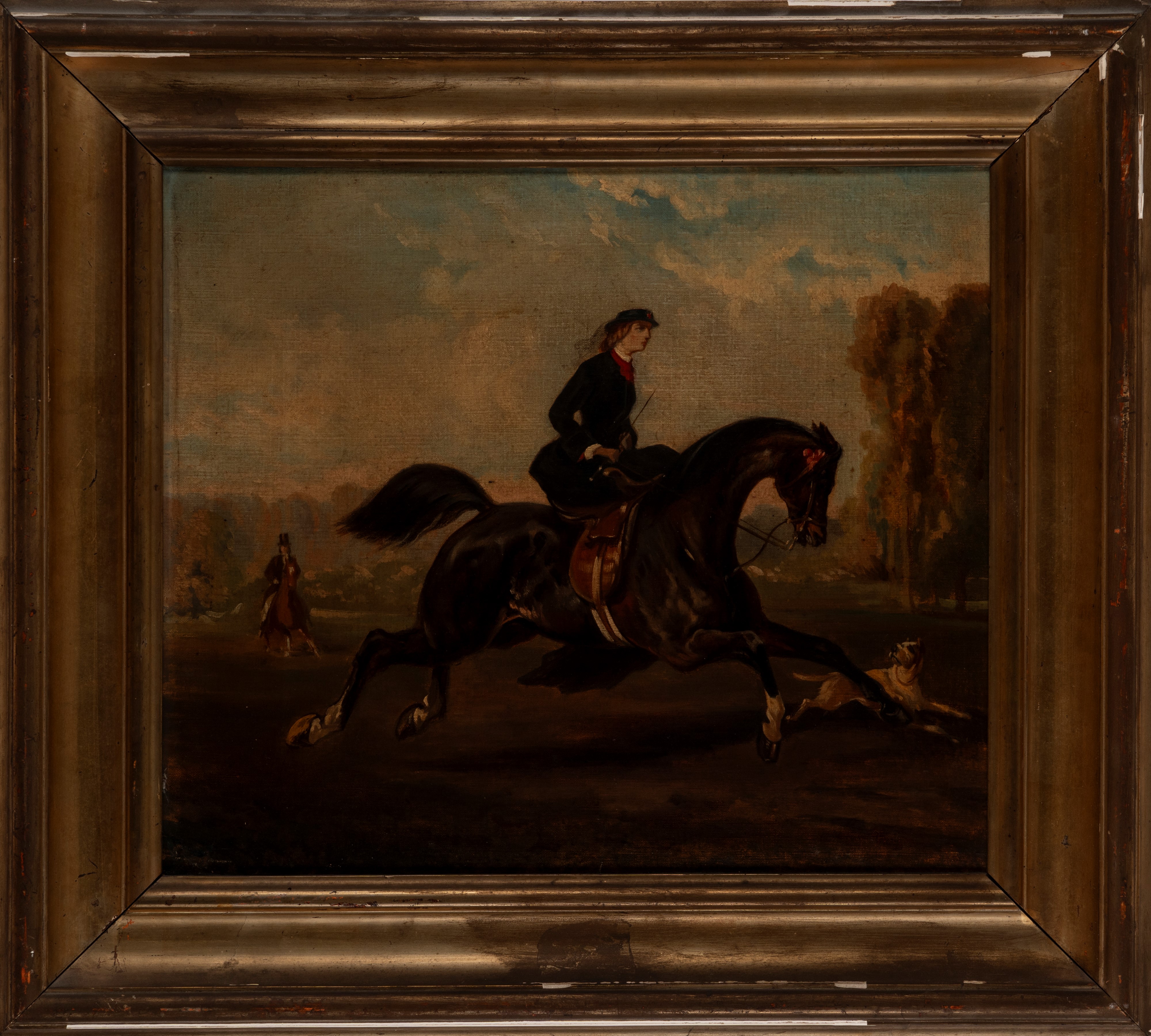Eugenia de Montijo a cavallo