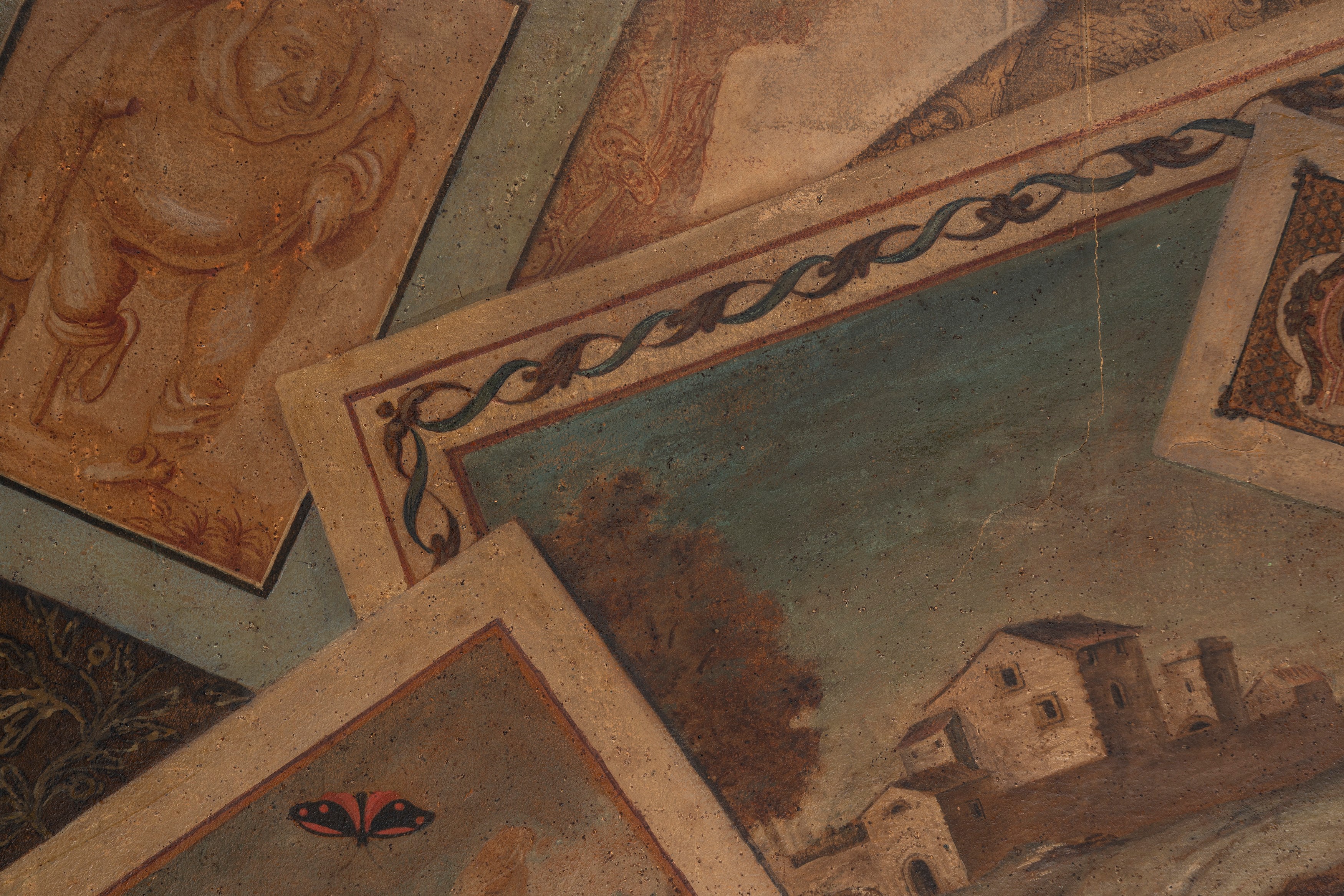 Scuola Italiana, Secolo XVIII - Autore sconosciuto, Trompe-l'oeil, olio su tela