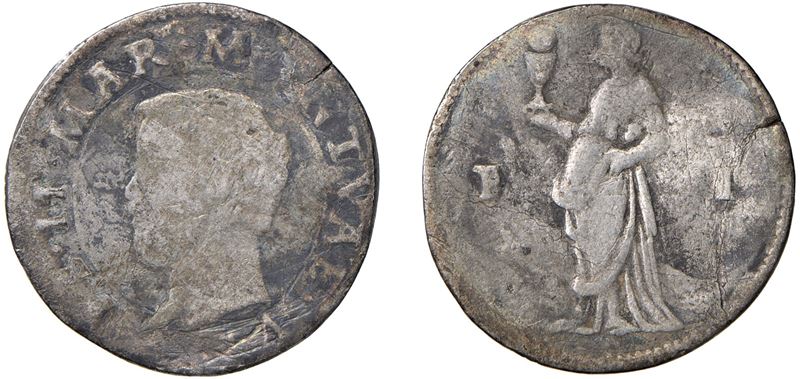 FEDERICO II GONZAGA (1519 - 1540) - Testone, s.d., Mantova.