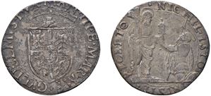 GUGLIELMO GONZAGA (1550 - 1587) - Lira Moceniga, s.d., Mantova.