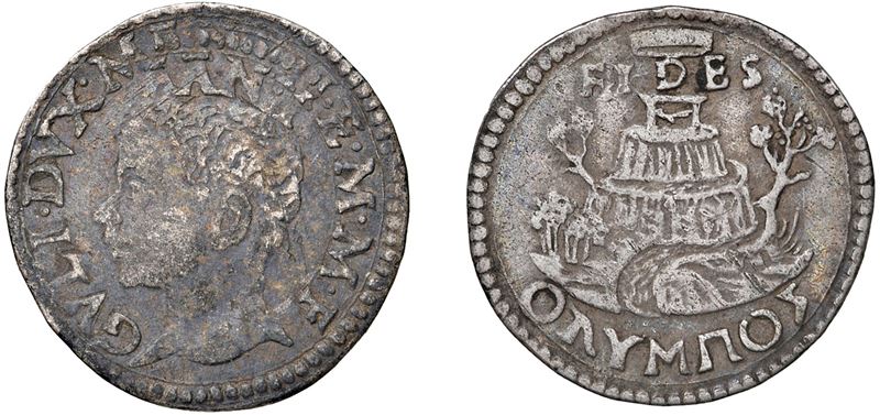 GUGLIELMO GONZAGA (1550 - 1587) – Grossetto, s.d., Mantova.