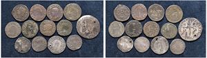 VARIE AUTORITA' EMITTENTI (XV e XVI sec.) &ndash; Lotto di 13 monete, s.d., Mantova.