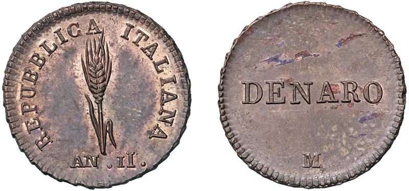 Primo progetto (1802 - 1805) - Progetto del Denaro, anno II, 1803, Milano.