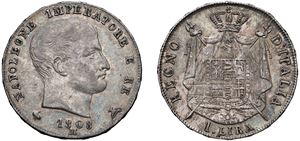 Lira 1808, I type, Milan.