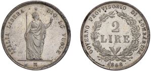(1848) - Project 2 Lire 1848, Milan.