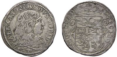 ALESSANDRO II PICO, Lira 1669, Mirandola, in argento, Diam. 31,50 mm