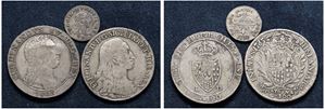 FERDINAND IV OF BOURBON (1759 - 1816) - Lot of 3 coins, Naples.