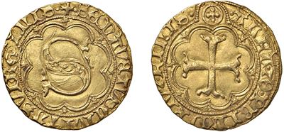 Moneta Sanese d'oro, periodo 1404-1423, Siena