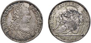 PAOLO RENIER, Doge CXIX (1779 - 1789) &ndash; Quarter of a thaler of the Levant, 1781, Venice.