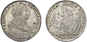 - LUDOVICO MANIN, doge CXX (1789 - 1797) - Thaler for the Levant 1795, Venice.