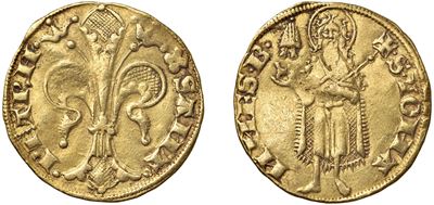 Fiorino d'oro ad imitazione del tipo di Firenze, Avignone