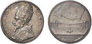 ALEXANDER VII, Fabio Chigi (1655 - 1667) - Medal, year VII, Rome.