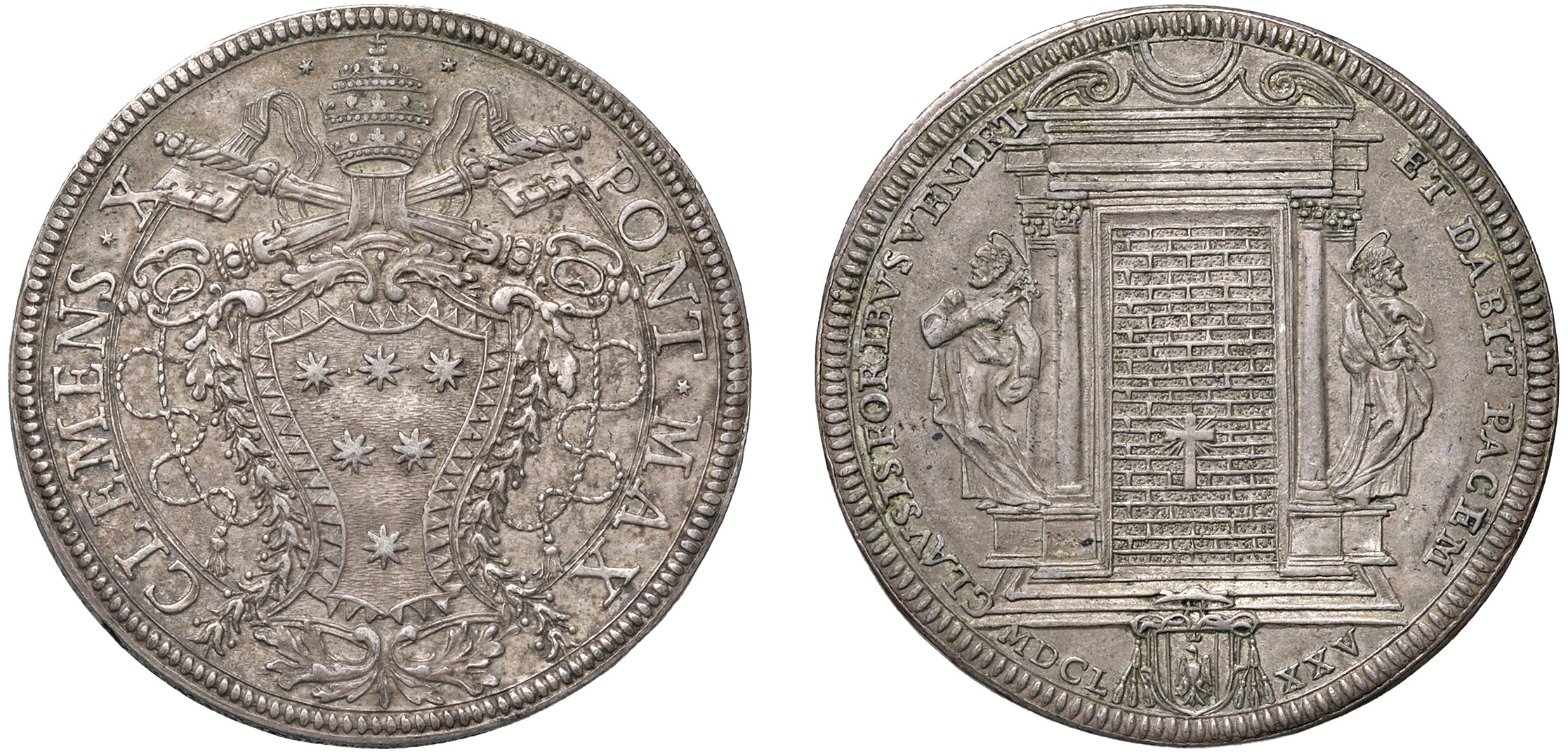 Stato Pontificio - CLEMENT X, Emilio Altieri (1670 - 1676) - Jubilee ...