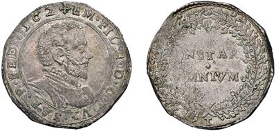 Emanuele Filiberto, Lira instar omnium, 1562, argento