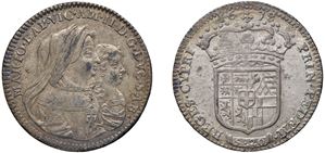 VITTORIO AMEDEO II, con la Reggenza della madre (1675 - 1680) - Lira 1678, Torino.